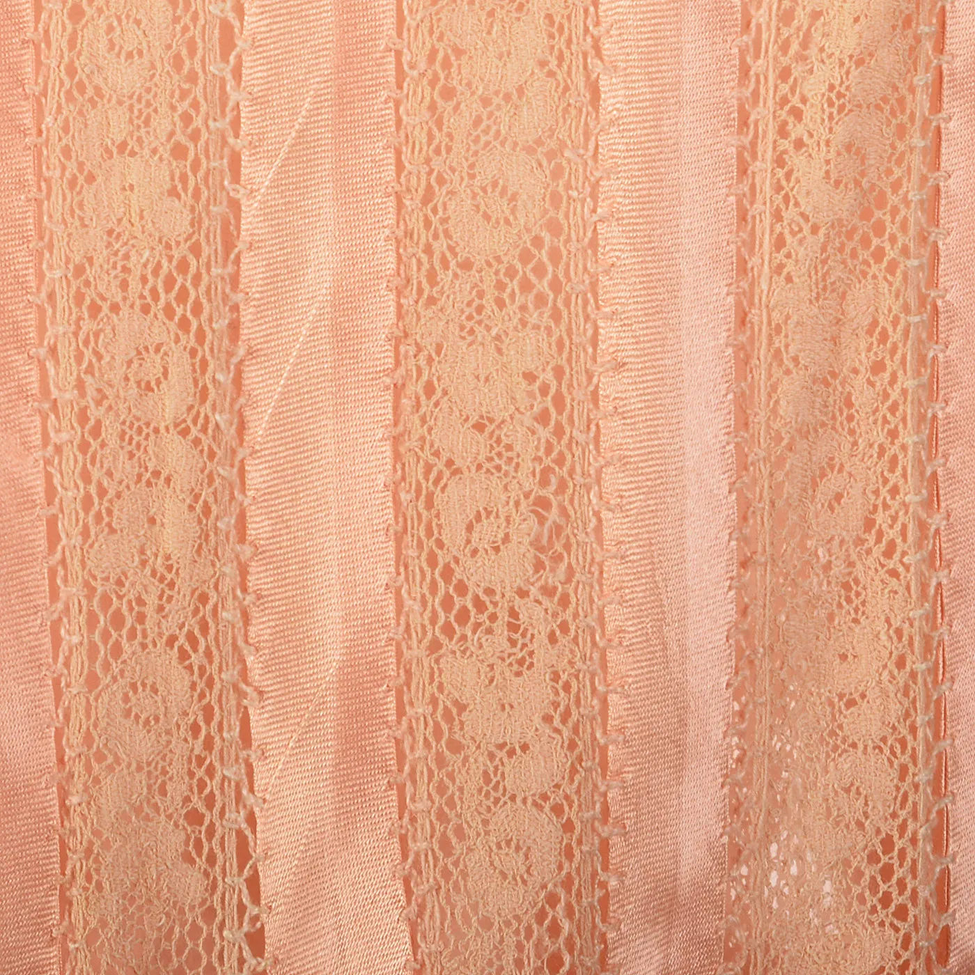 1930s Pink Satin Nightgown with Keyhole Bust