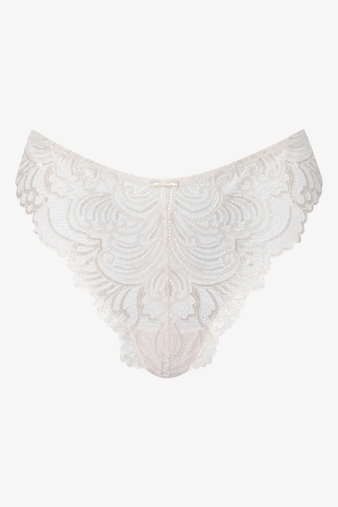 3 Pack Lace Thongs Black, Natural & White