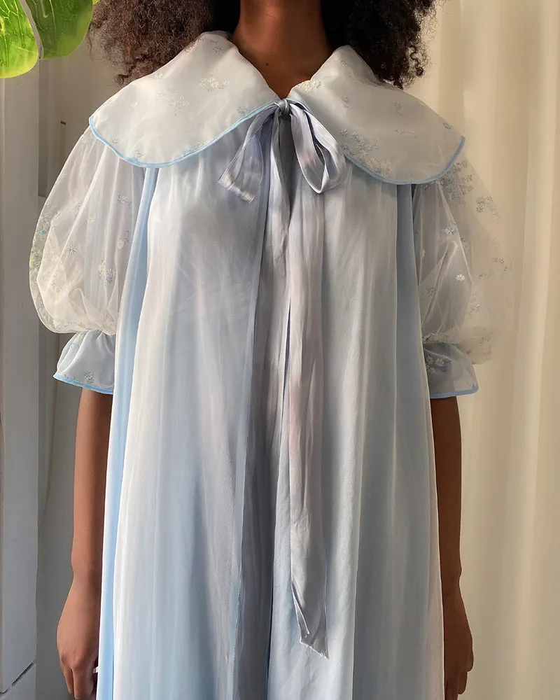 50s Schiaparelli Peignoir & Nightgown Set | S