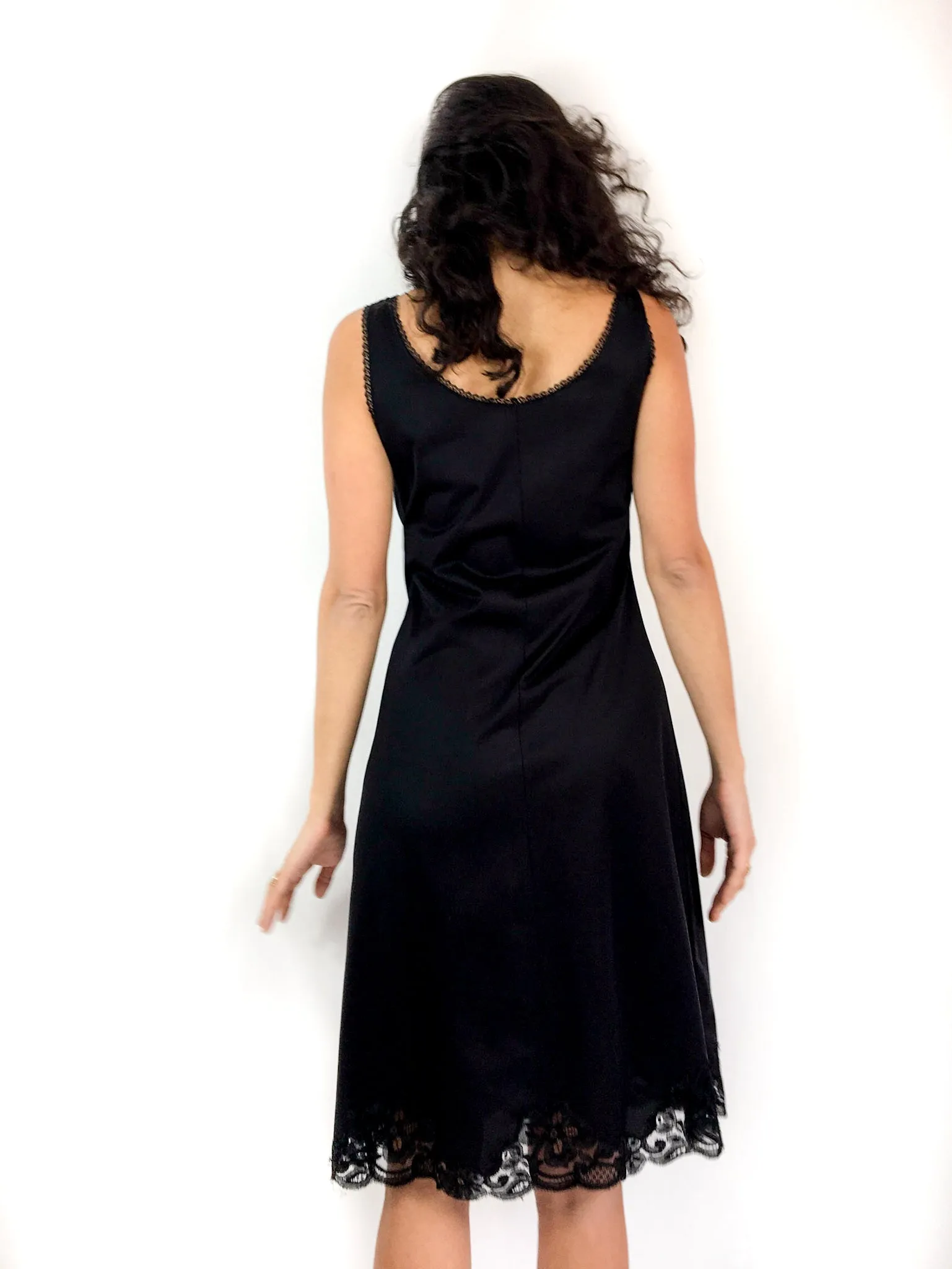 90s vintage nightgown/slip, lace cut-outs