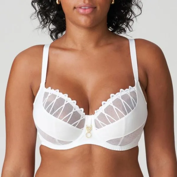 Arthill Balcony Bra Tulip Seam In White - Prima Donna