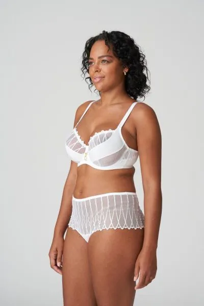 Arthill Balcony Bra Tulip Seam In White - Prima Donna