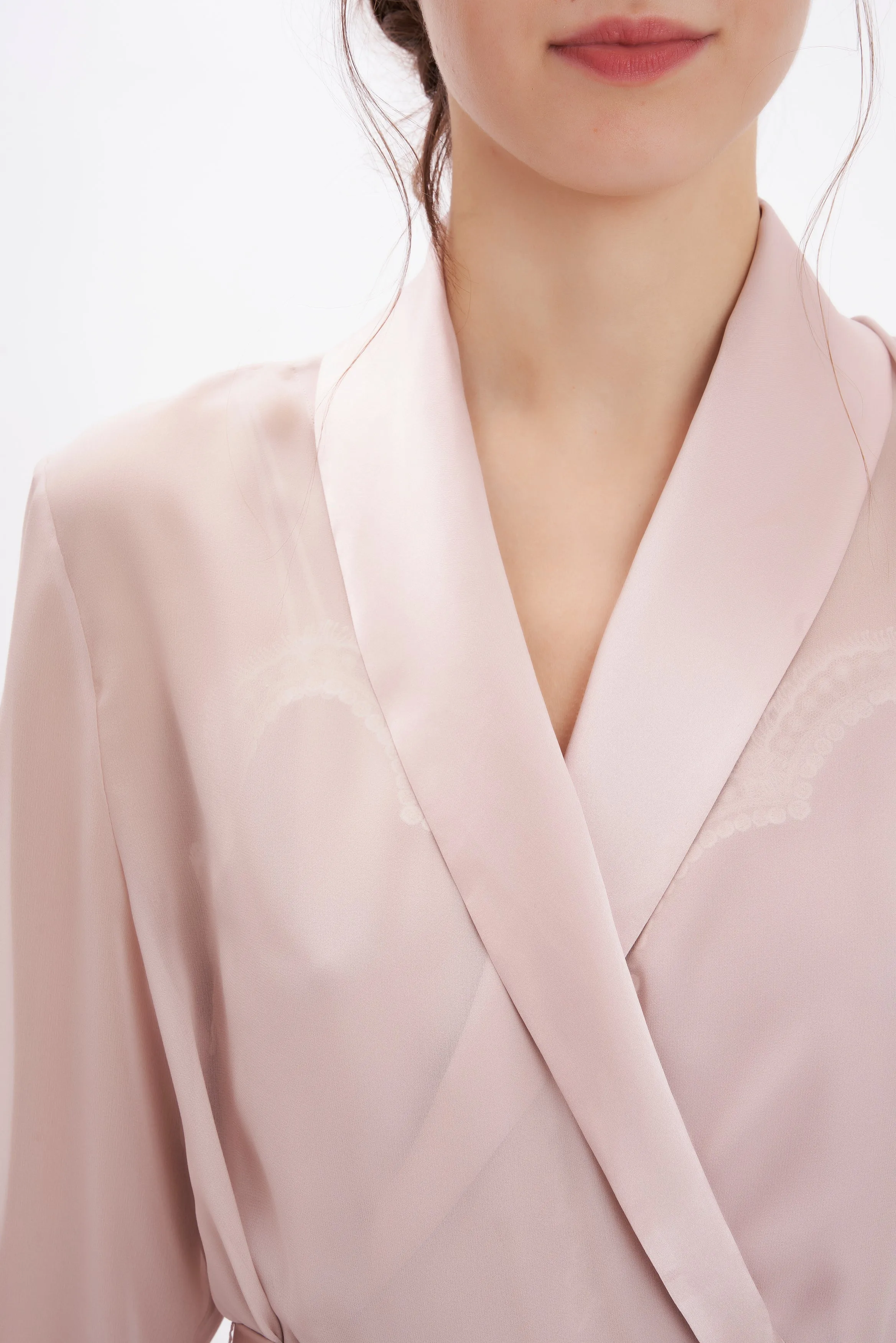 B2B - Silk Georgette Long Robe