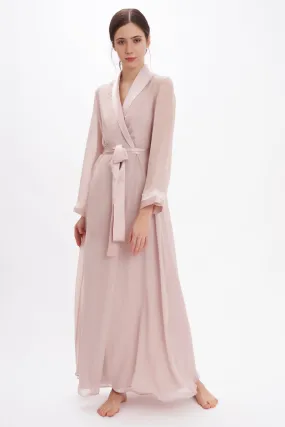 B2B - Silk Georgette Long Robe