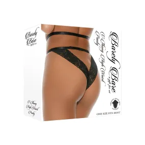 Barely Bare VThong High Waist Panty Bk O