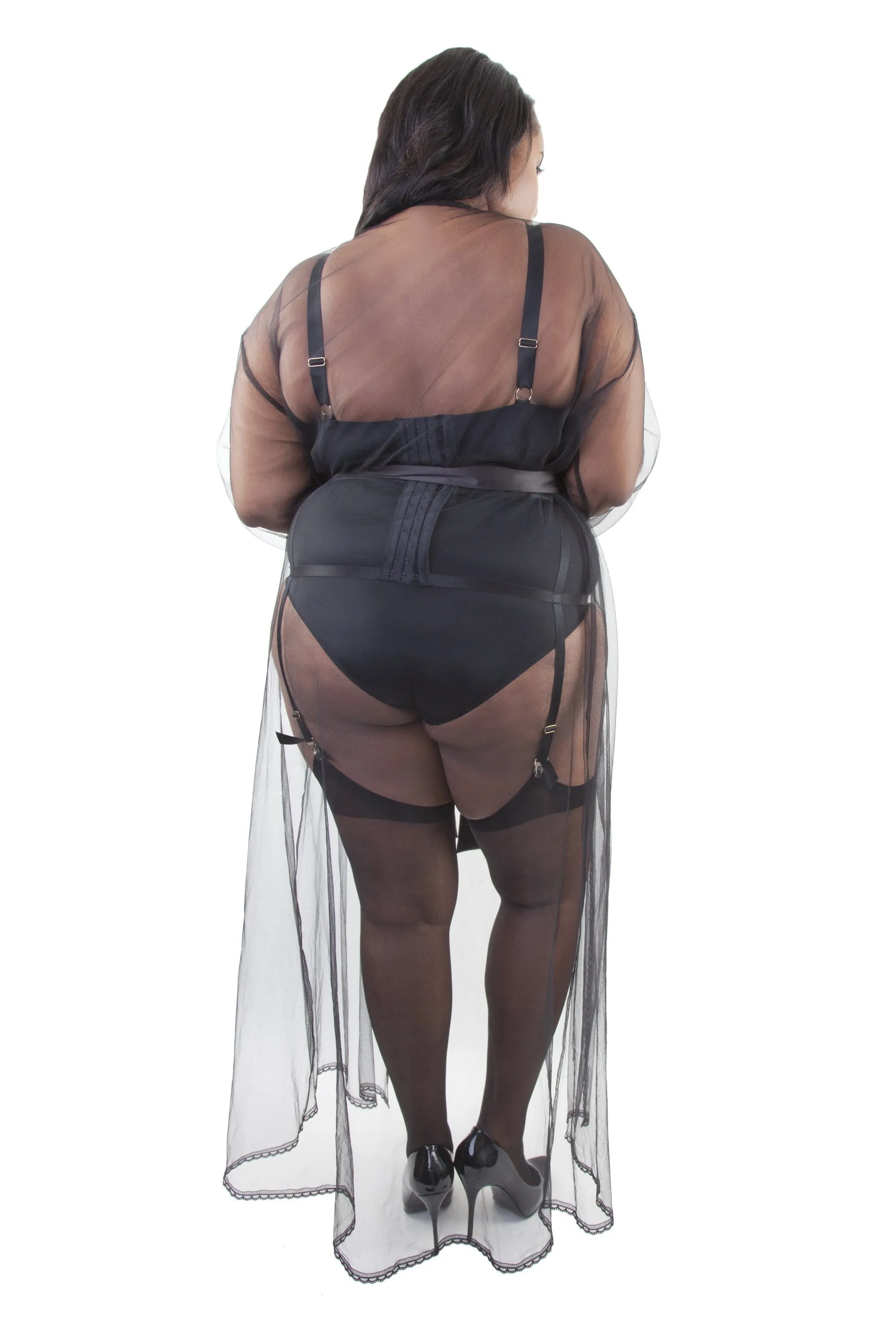 Betty Sheer Tulle Robe