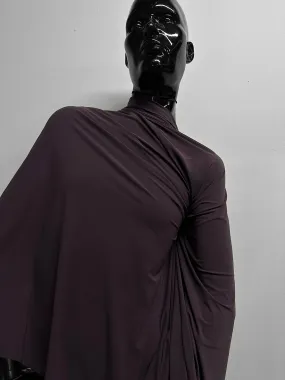 Body Con Semi Sheer 4 way Spandex in Wine