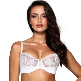 Bridal Sheer Balconette Bra Axami Josephine