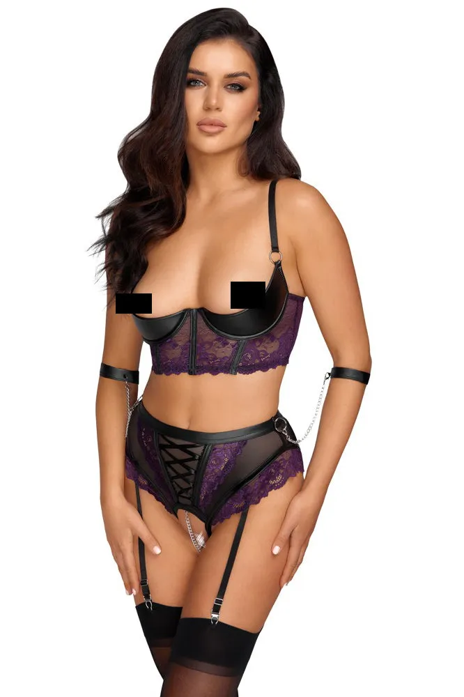 Cottelli Bondage Burlesque Style Set