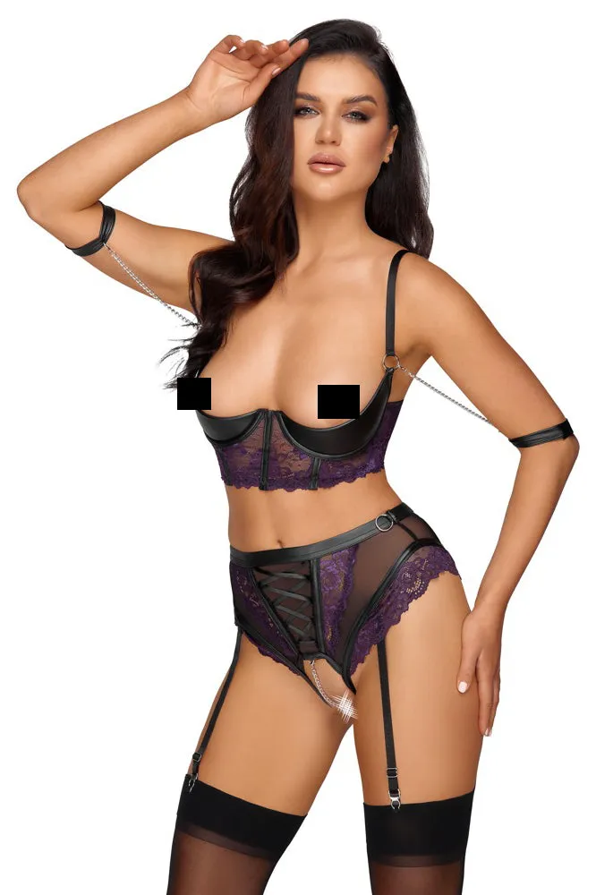 Cottelli Bondage Burlesque Style Set