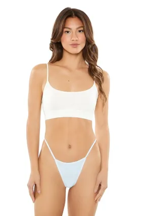 Cotton-Blend G-String Panties