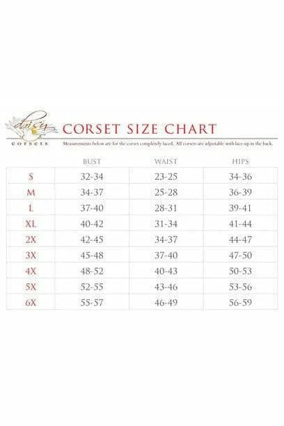 Daisy Corsets Lavish Unicorn Print Mesh Open Cup Waist Cincher