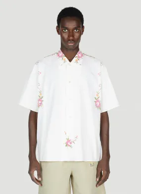 Diomene Floral Embroidered Shirt