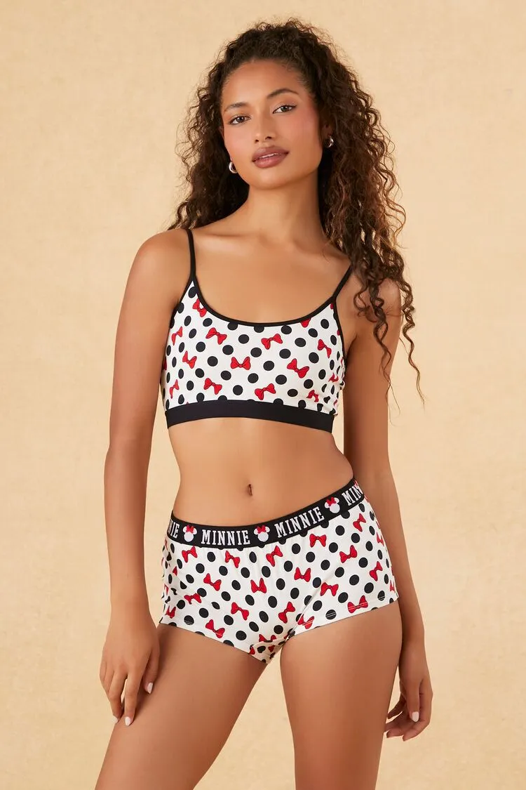 Disney Minnie Mouse Bralette &amp; Panties Set