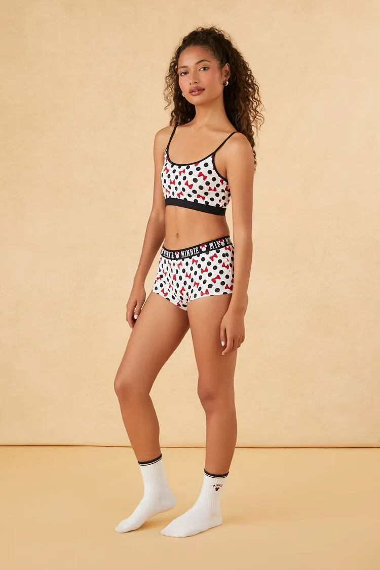 Disney Minnie Mouse Bralette &amp; Panties Set