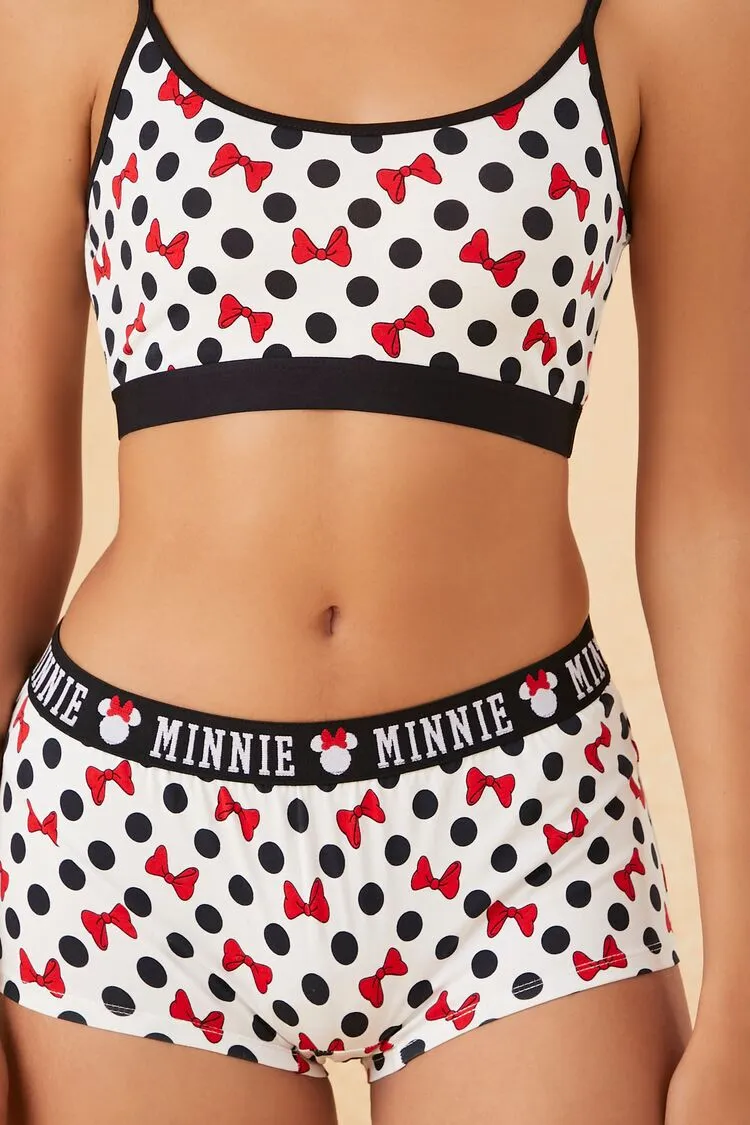 Disney Minnie Mouse Bralette &amp; Panties Set