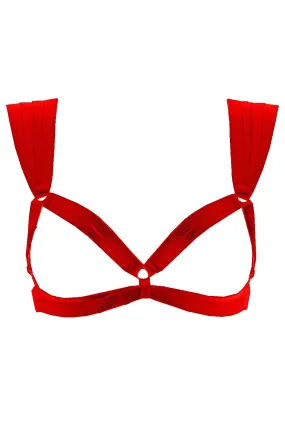 Efa red open bra