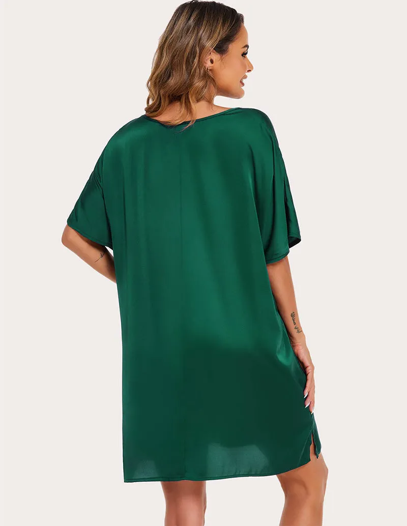 Ekouaer Satin Silk Night Dress (US Only)
