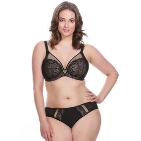 Elomi Kiki Black Plunge Bra, Black (4200)