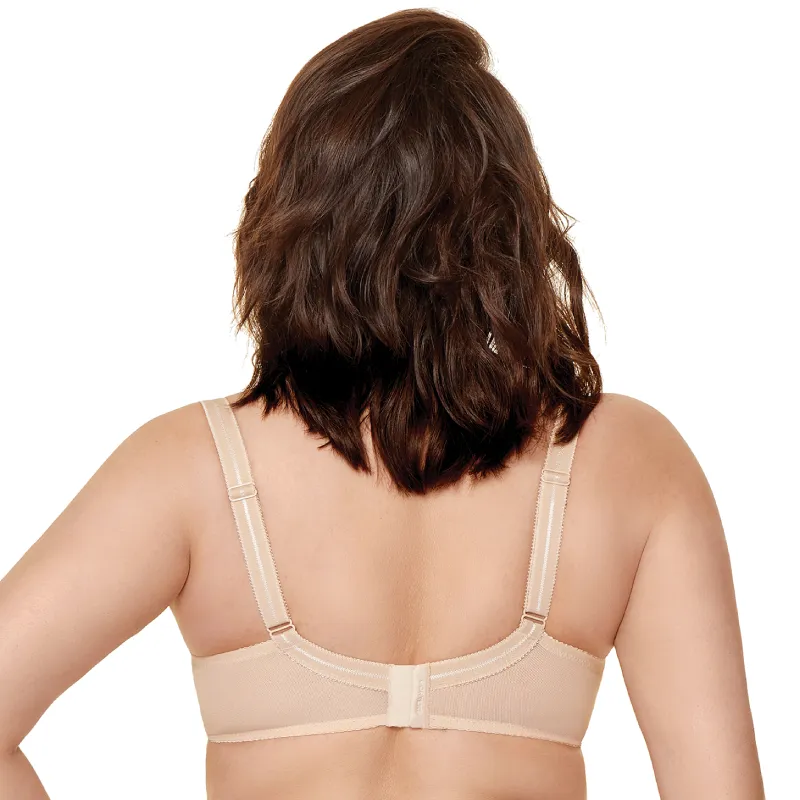 Embroidered Full Figure Bra Gorteks Bianca
