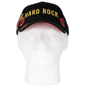 Embroidered Rose Hat