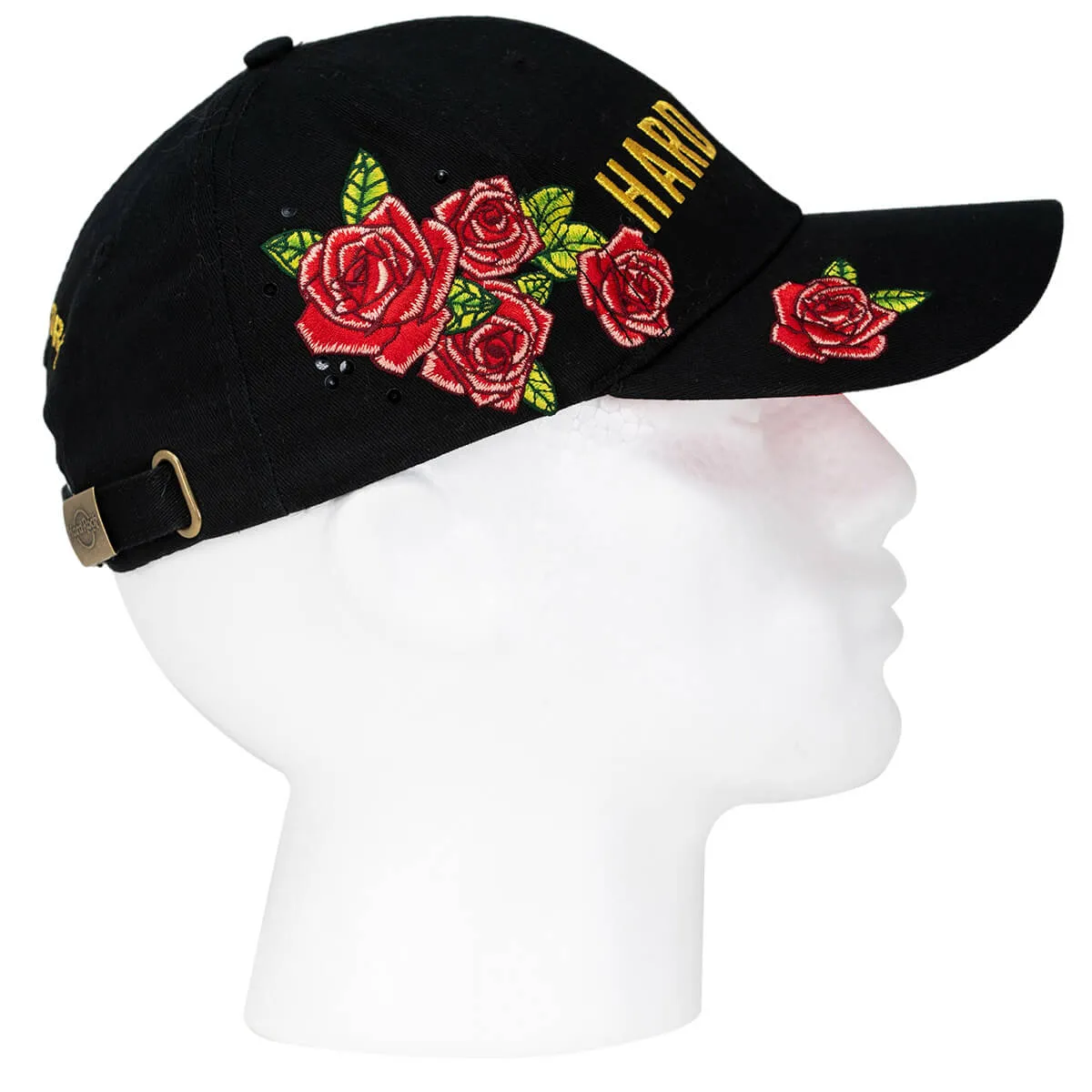 Embroidered Rose Hat