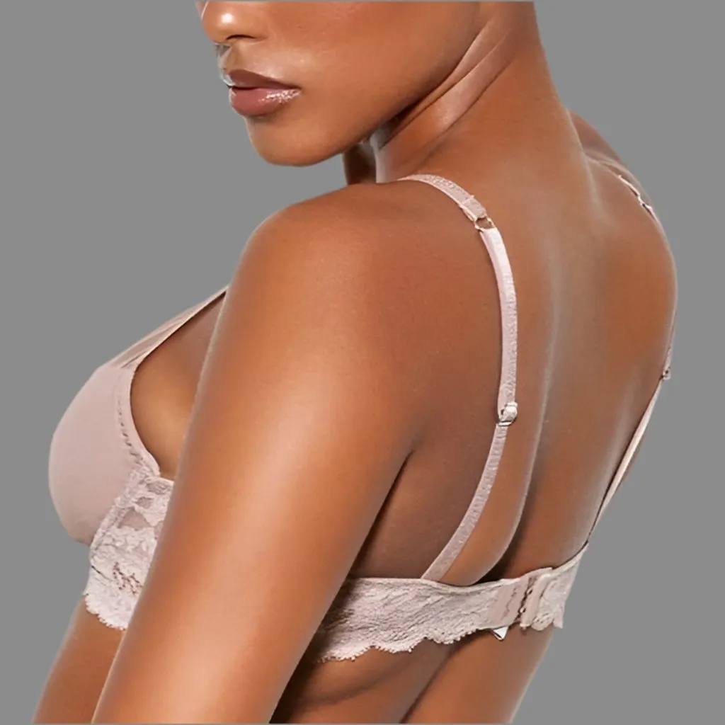 Fleur Du Mal - Essentials Demi Bra - Nude
