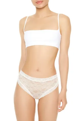 Floral Lace Bikini Panties