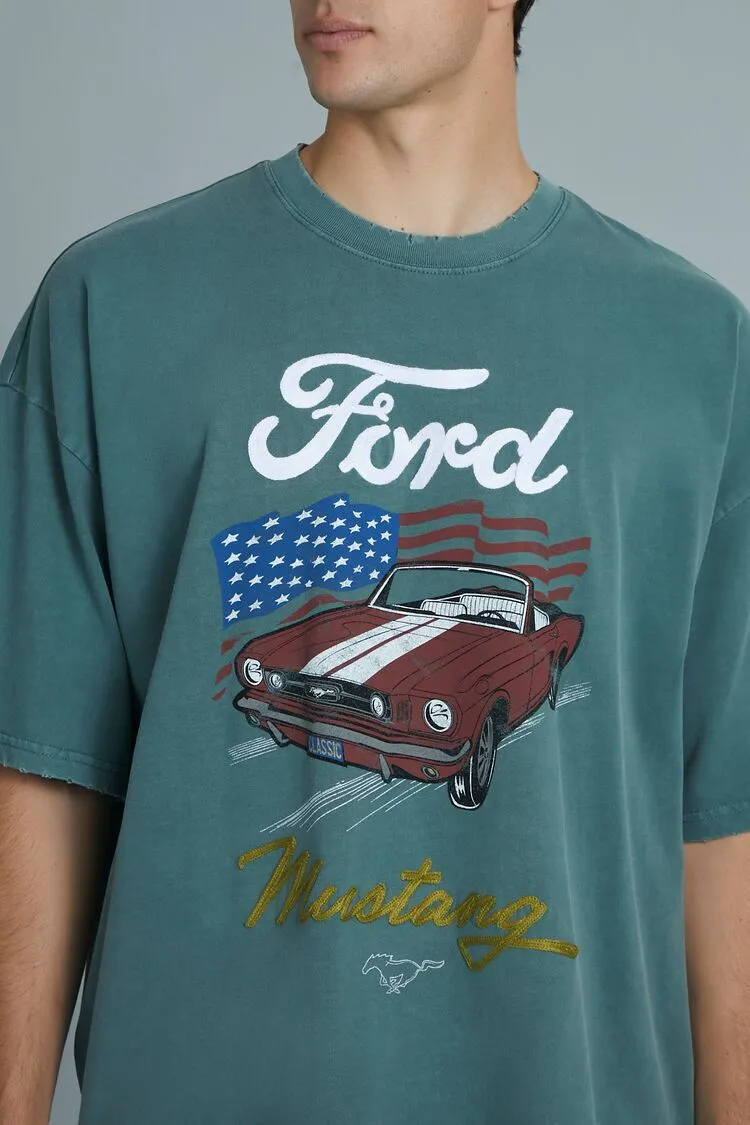 Ford Embroidered Graphic Tee