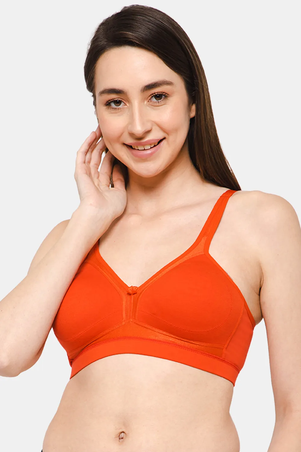 Full Coverage Non-Padded Non-Wired Intimacy T-Shirt Saree Bra - DEF F