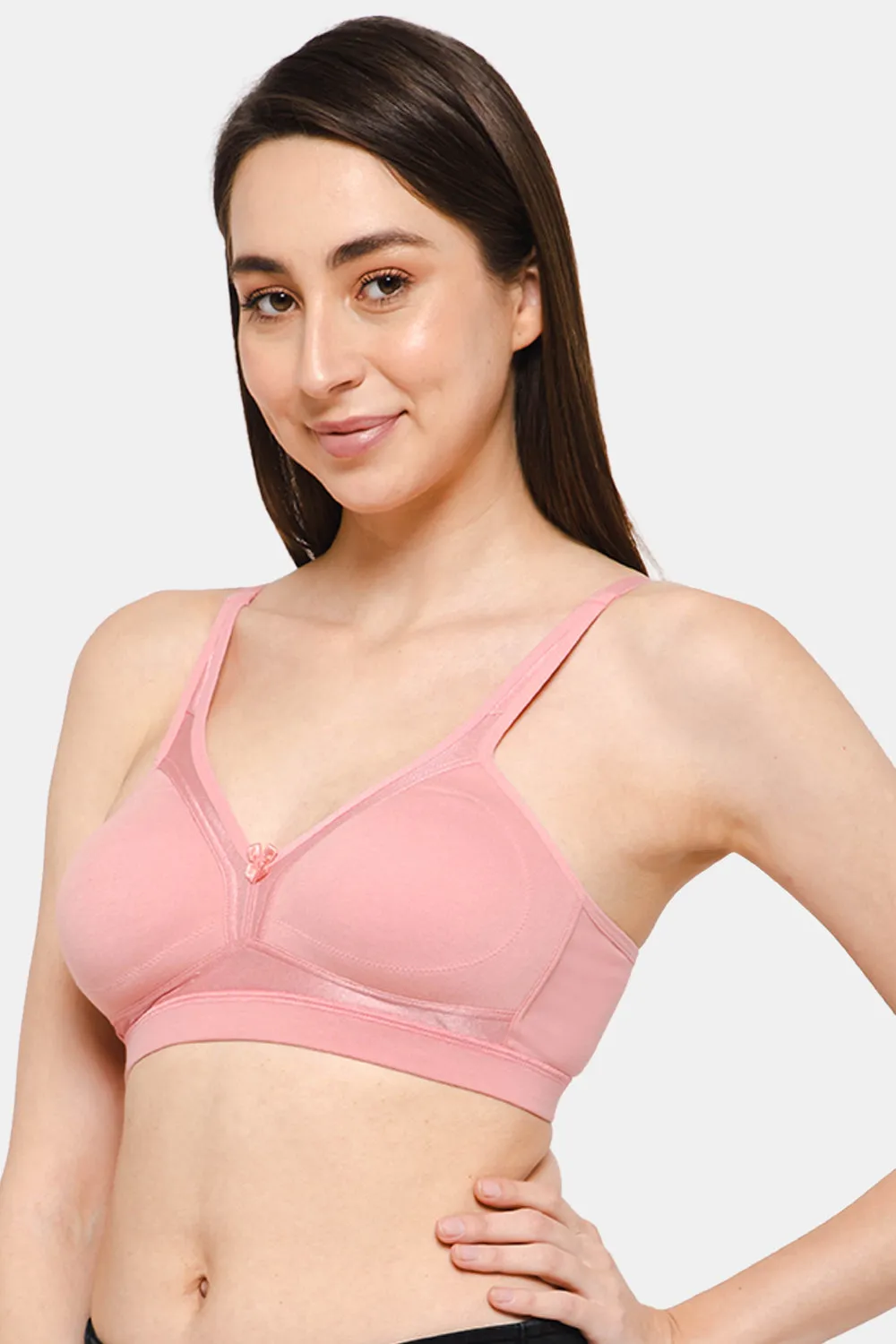 Full Coverage Non-Padded Non-Wired Intimacy T-Shirt Saree Bra - DEF F
