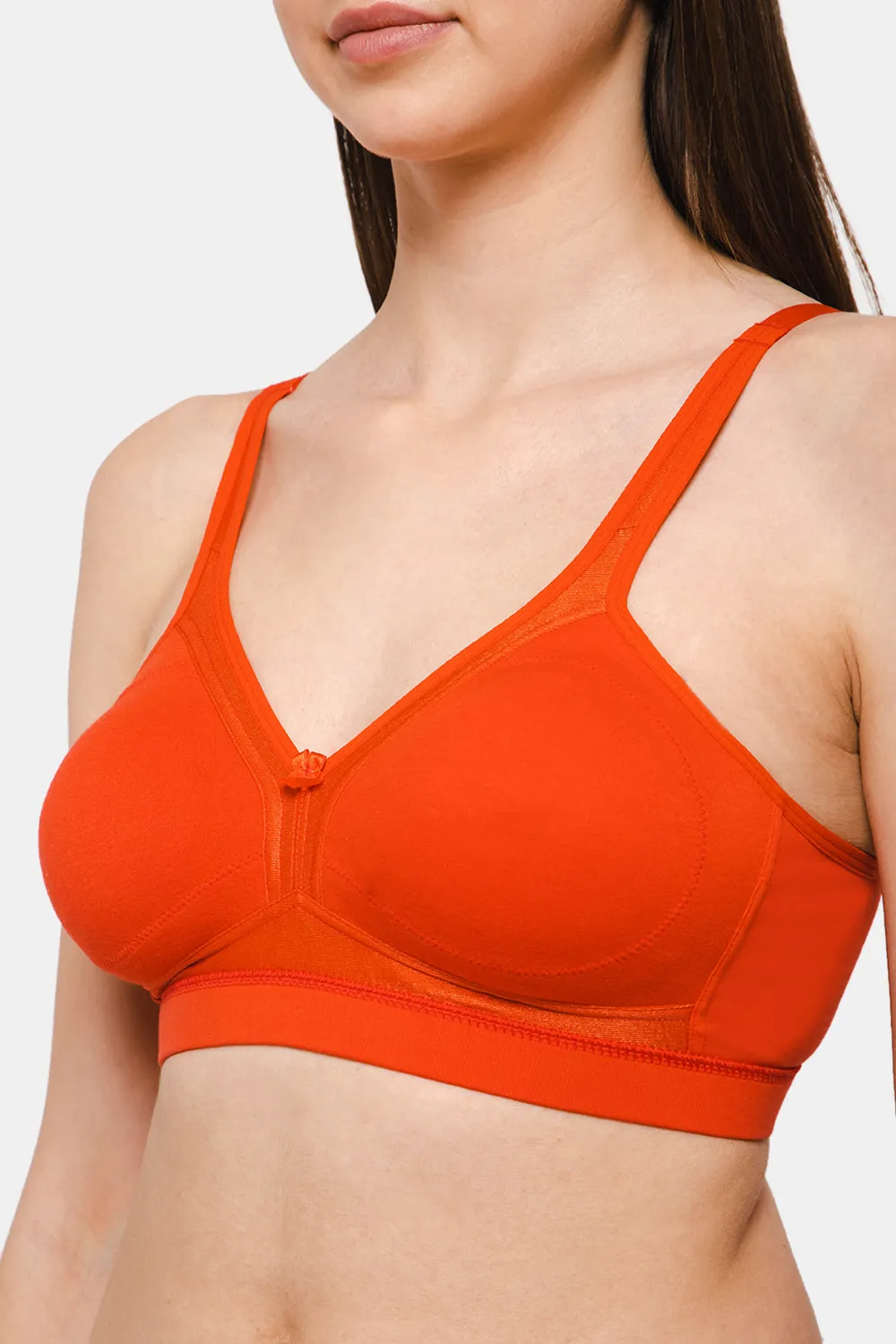 Full Coverage Non-Padded Non-Wired Intimacy T-Shirt Saree Bra - DEF F