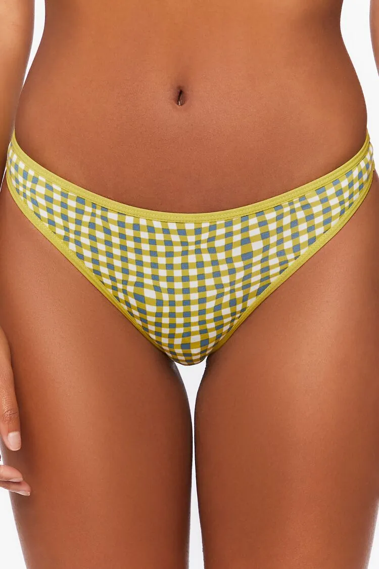 Gingham Thong Panties