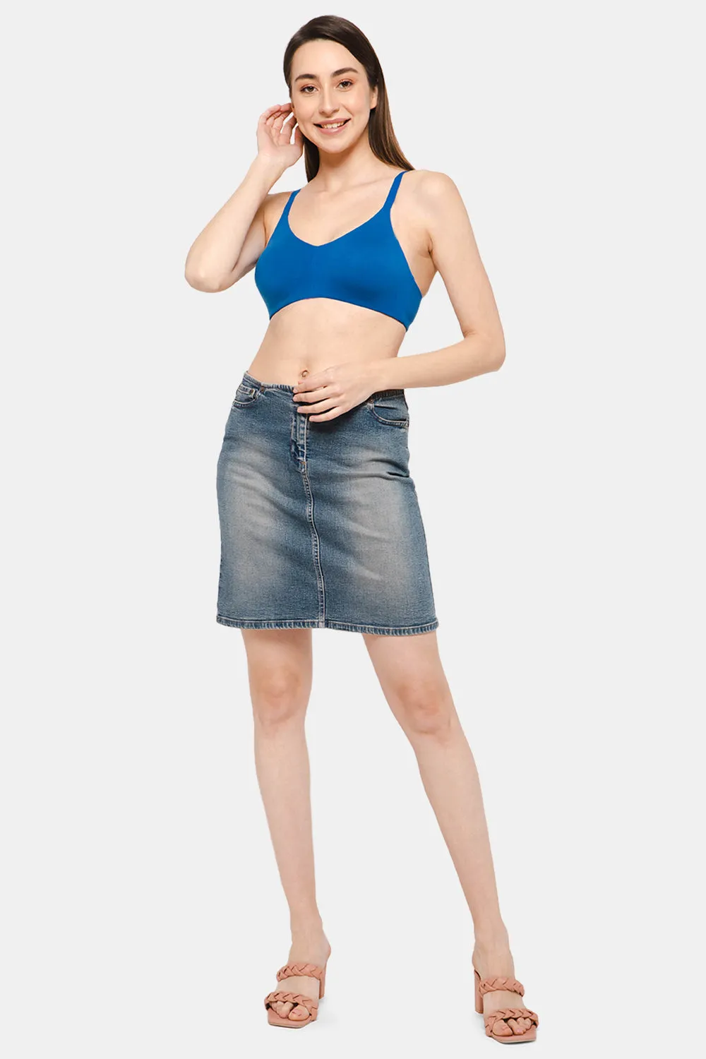 High Coverage Non-Wired Non-Padded Intimacy T-Shirt Bra - DEF S