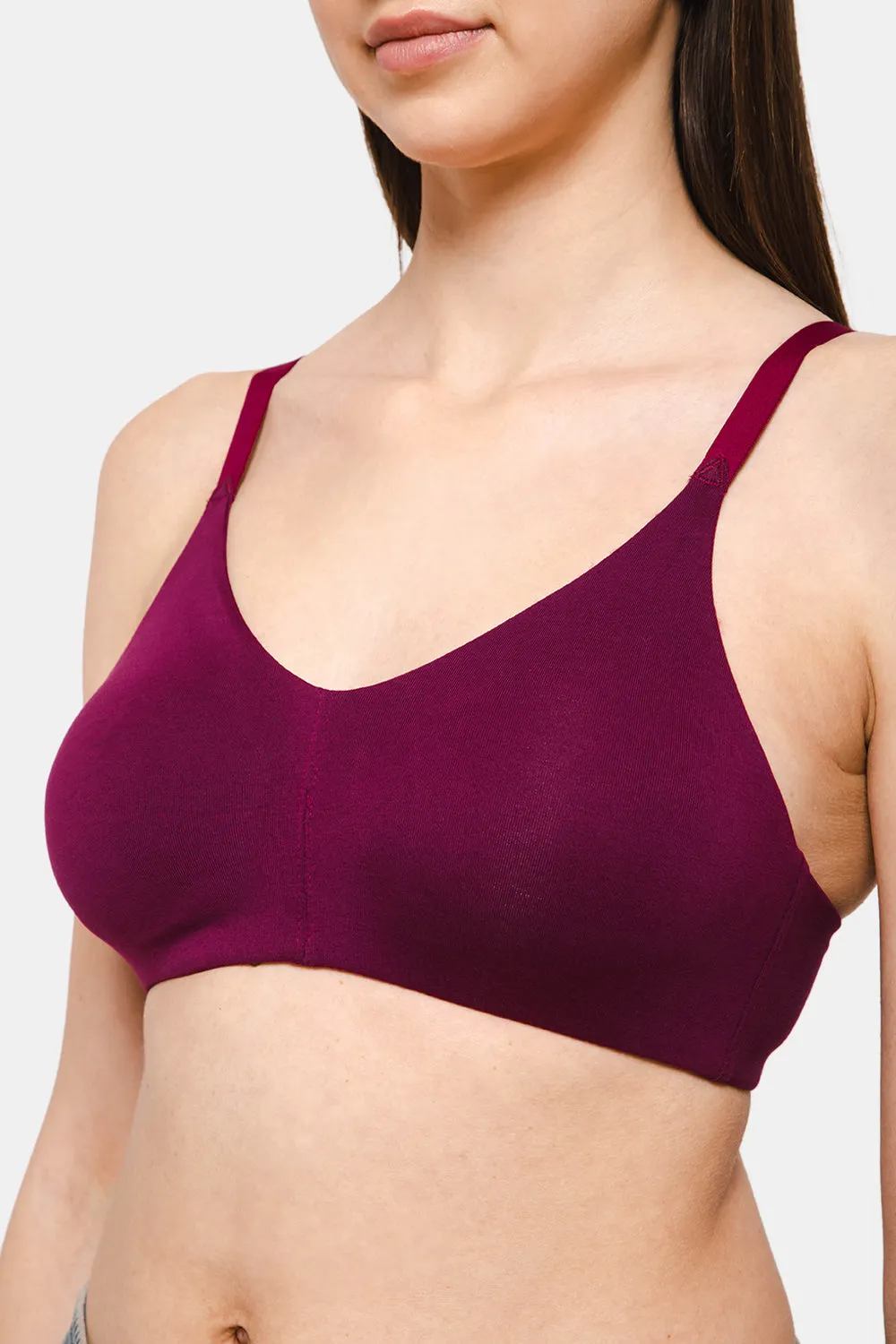 High Coverage Non-Wired Non-Padded Intimacy T-Shirt Bra - DEF S