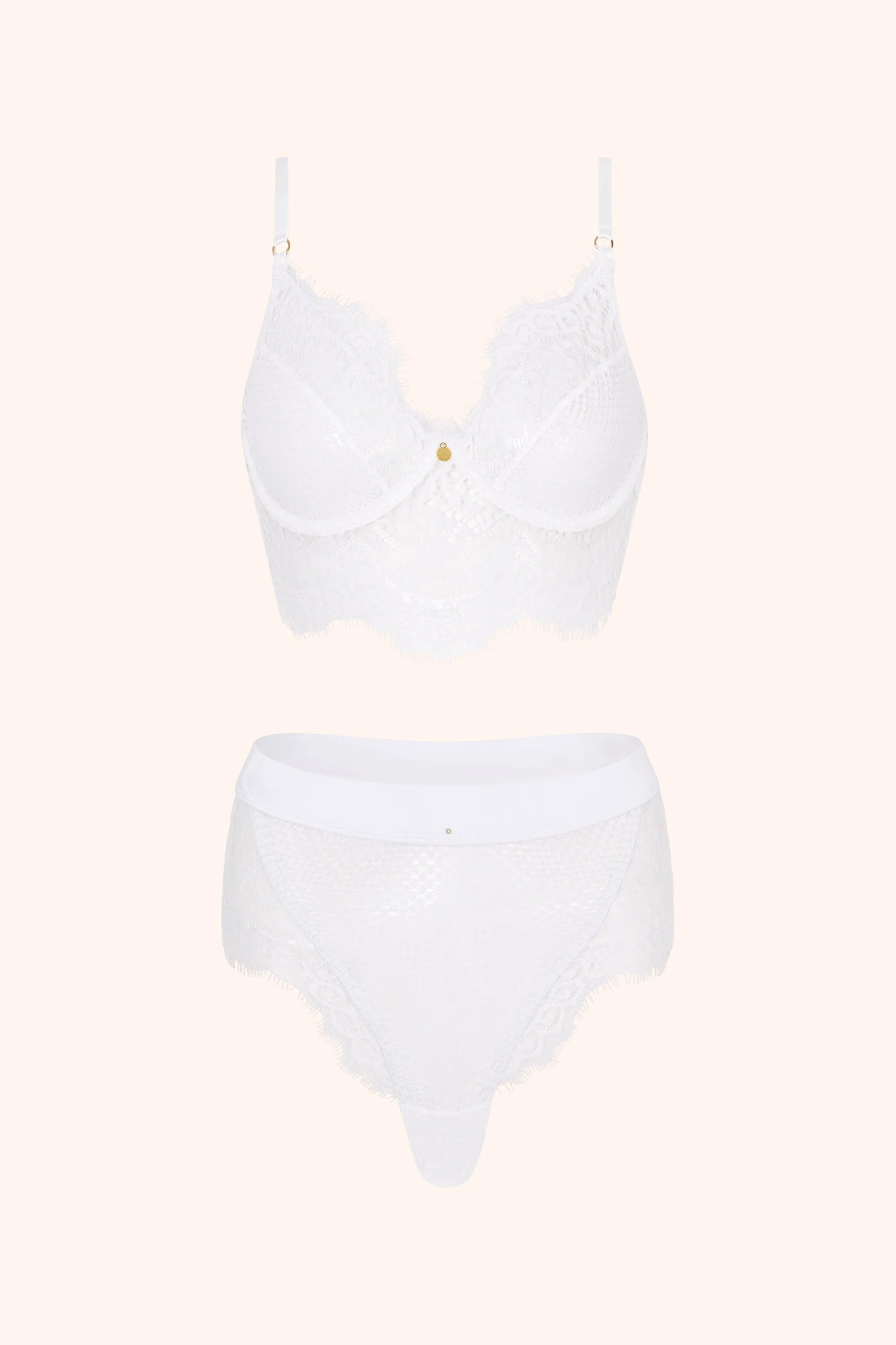 High Waist Ivory