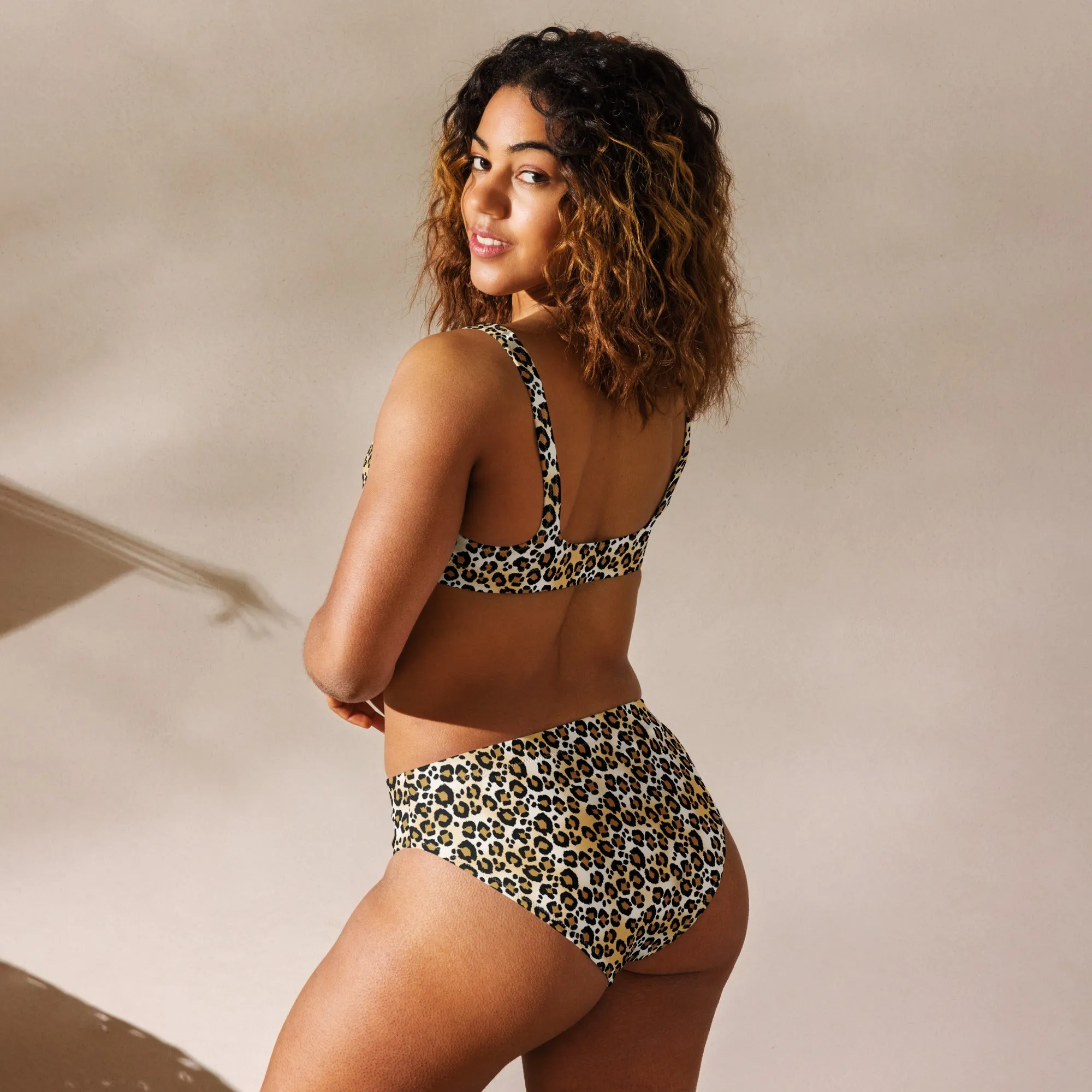 High Waisted Bikini Womens (Glamourange Luxury Bikini High Waisted - 003 Patterns Model)