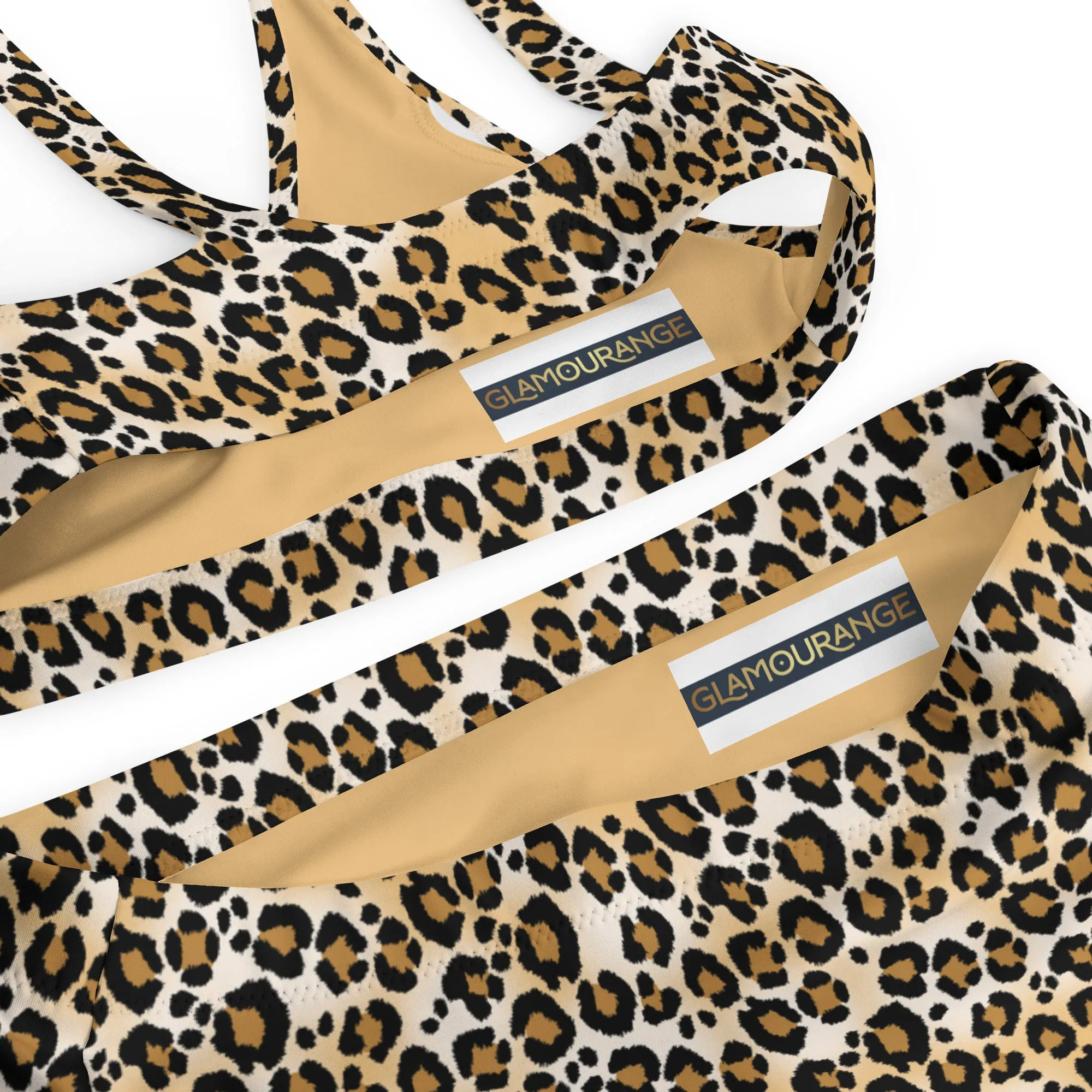 High Waisted Bikini Womens (Glamourange Luxury Bikini High Waisted - 003 Patterns Model)
