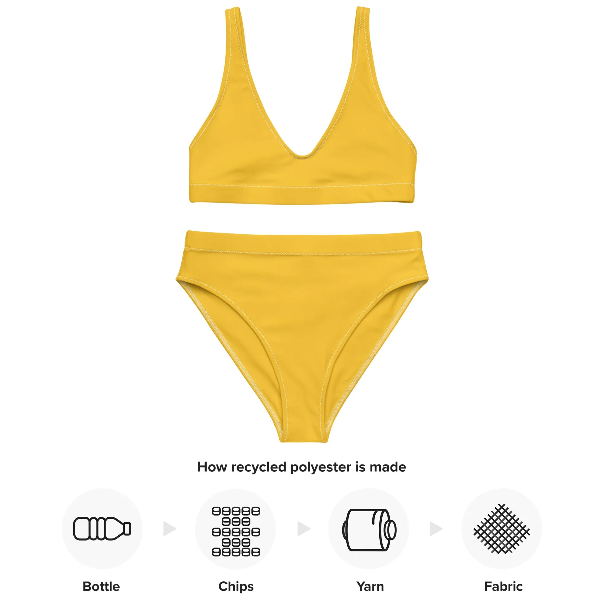 High Waisted Bikini Womens (Glamourange Luxury Bikini High Waisted - 006 Colours Model)