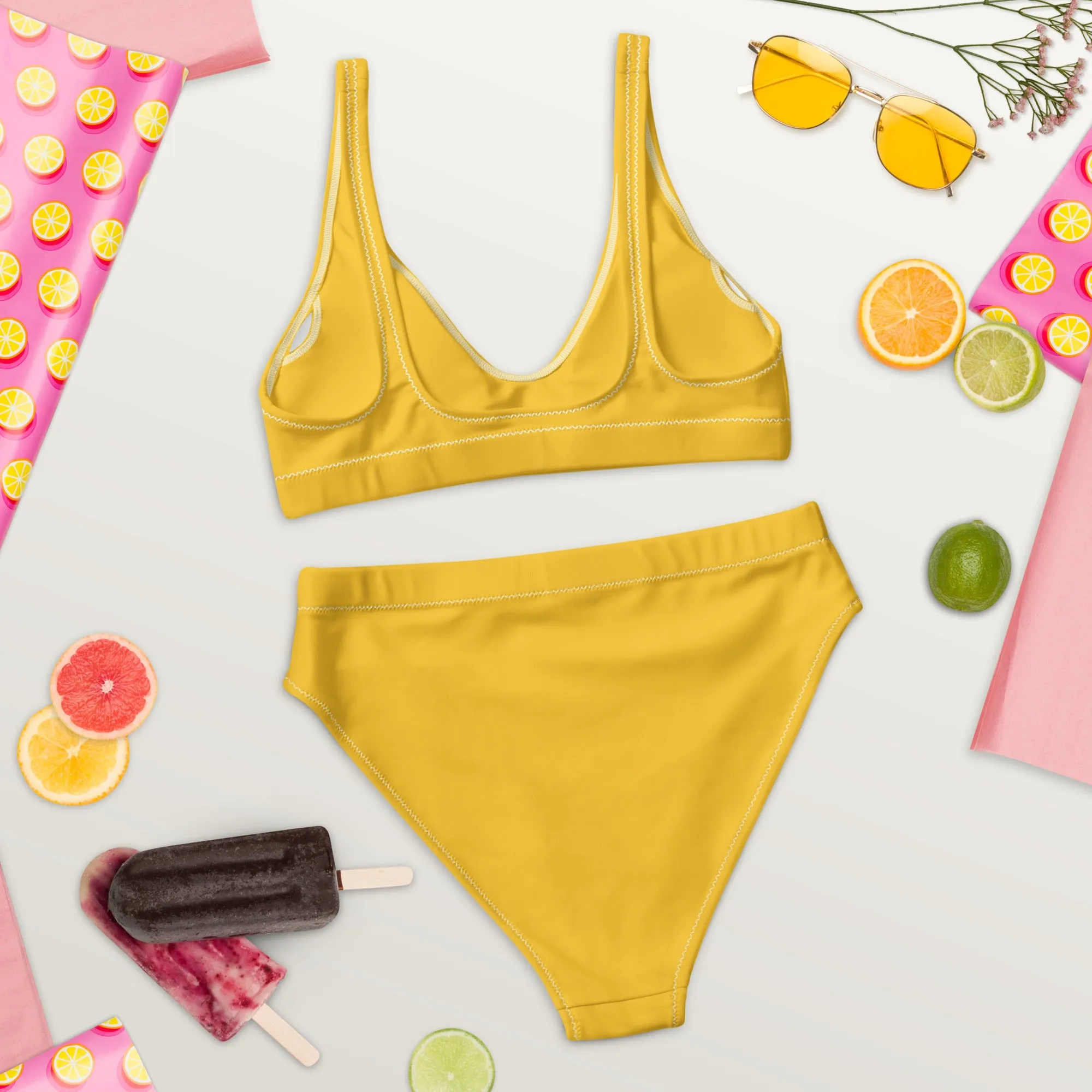 High Waisted Bikini Womens (Glamourange Luxury Bikini High Waisted - 006 Colours Model)