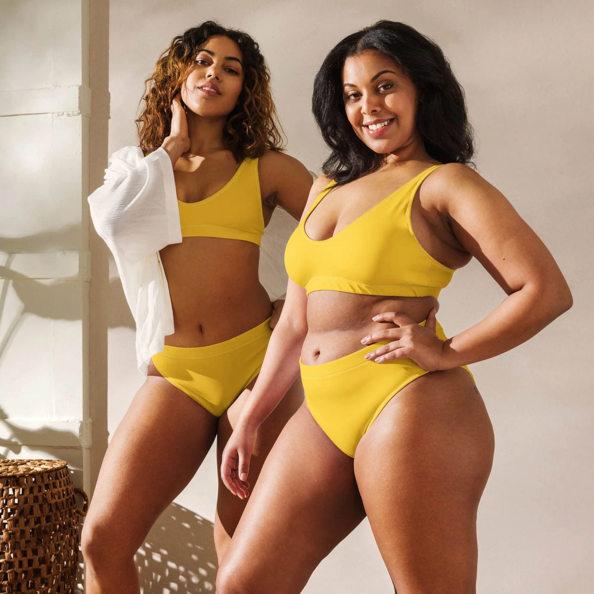 High Waisted Bikini Womens (Glamourange Luxury Bikini High Waisted - 006 Colours Model)