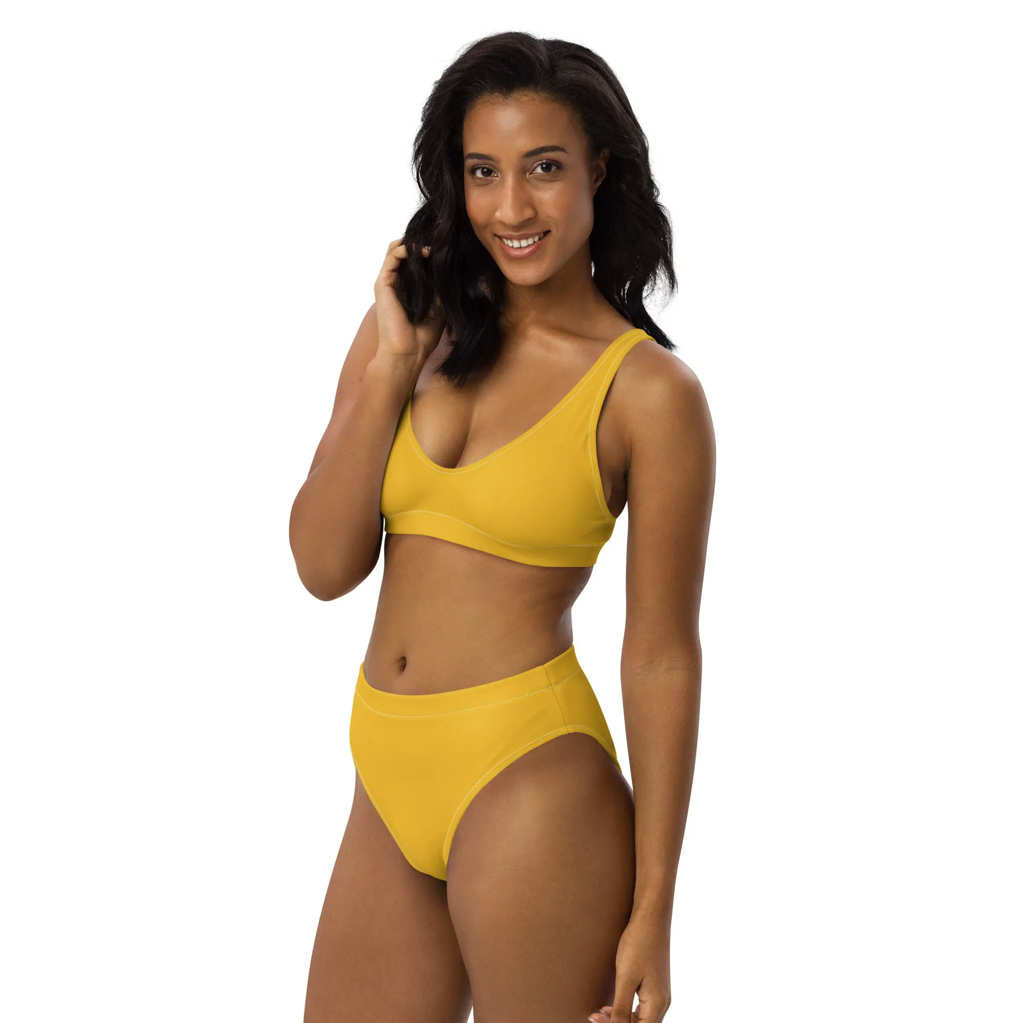 High Waisted Bikini Womens (Glamourange Luxury Bikini High Waisted - 006 Colours Model)