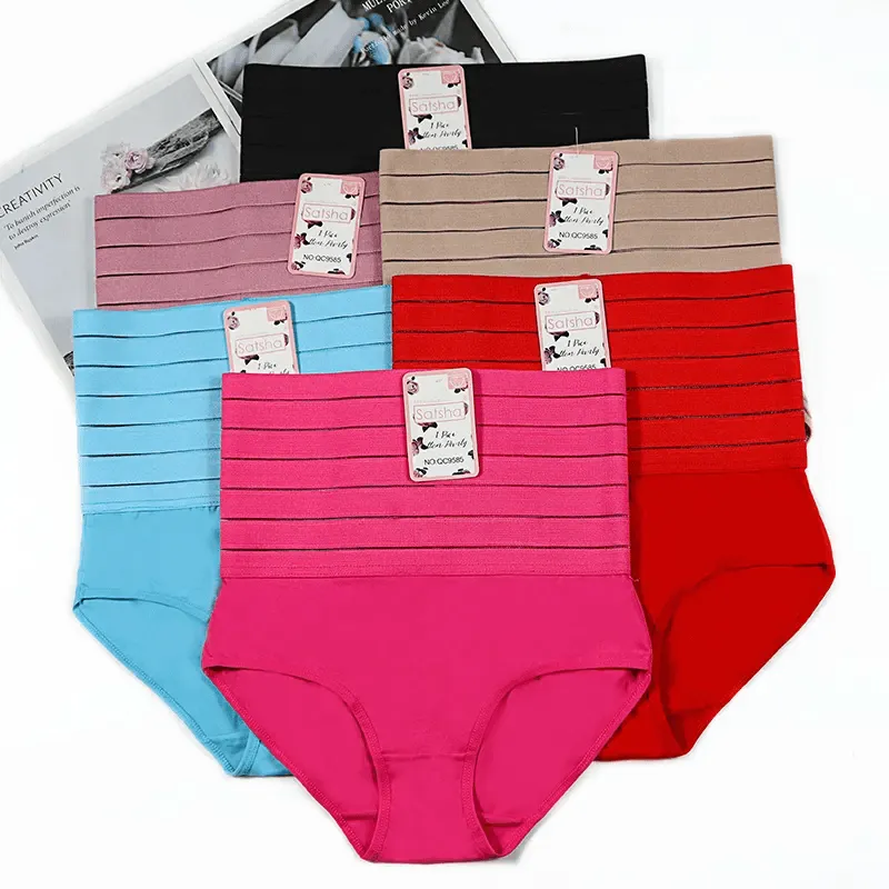 High Waisted Women's Panties Girdle Underwear Free Size