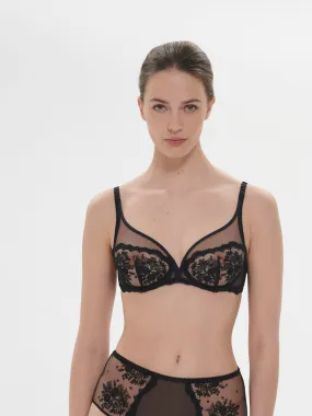 Intrigue Full Coverage Plunge - Black