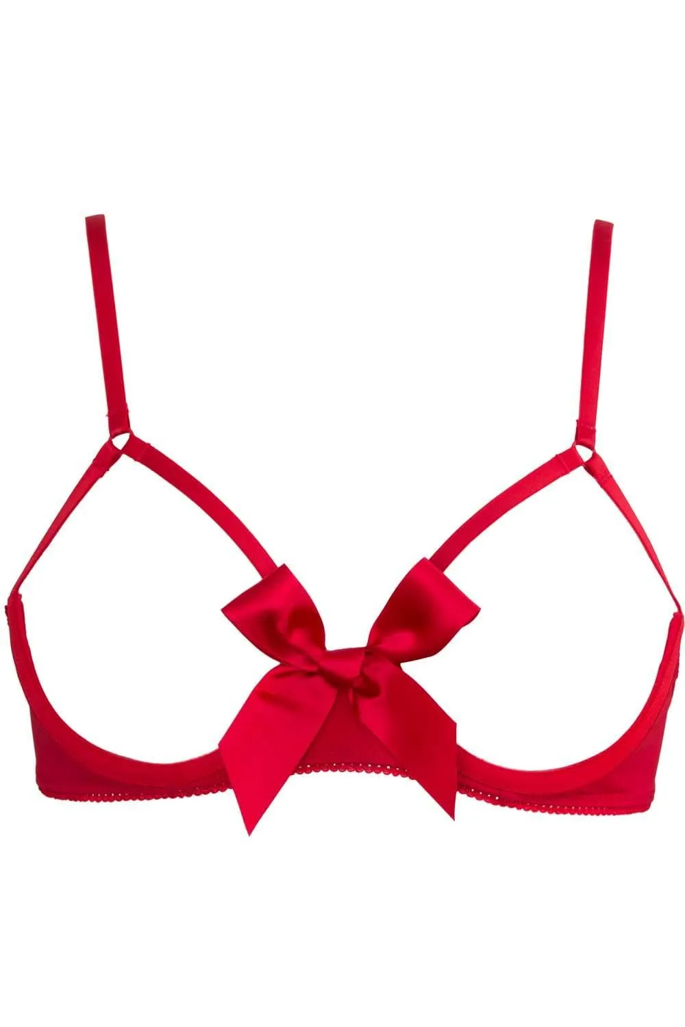 Le Petit Secret Red Cupless Bra