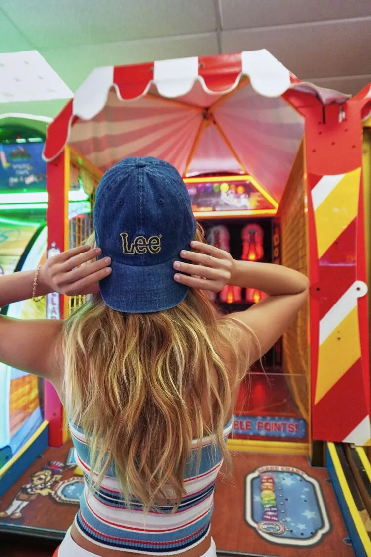 Lee Embroidered Denim Baseball Cap