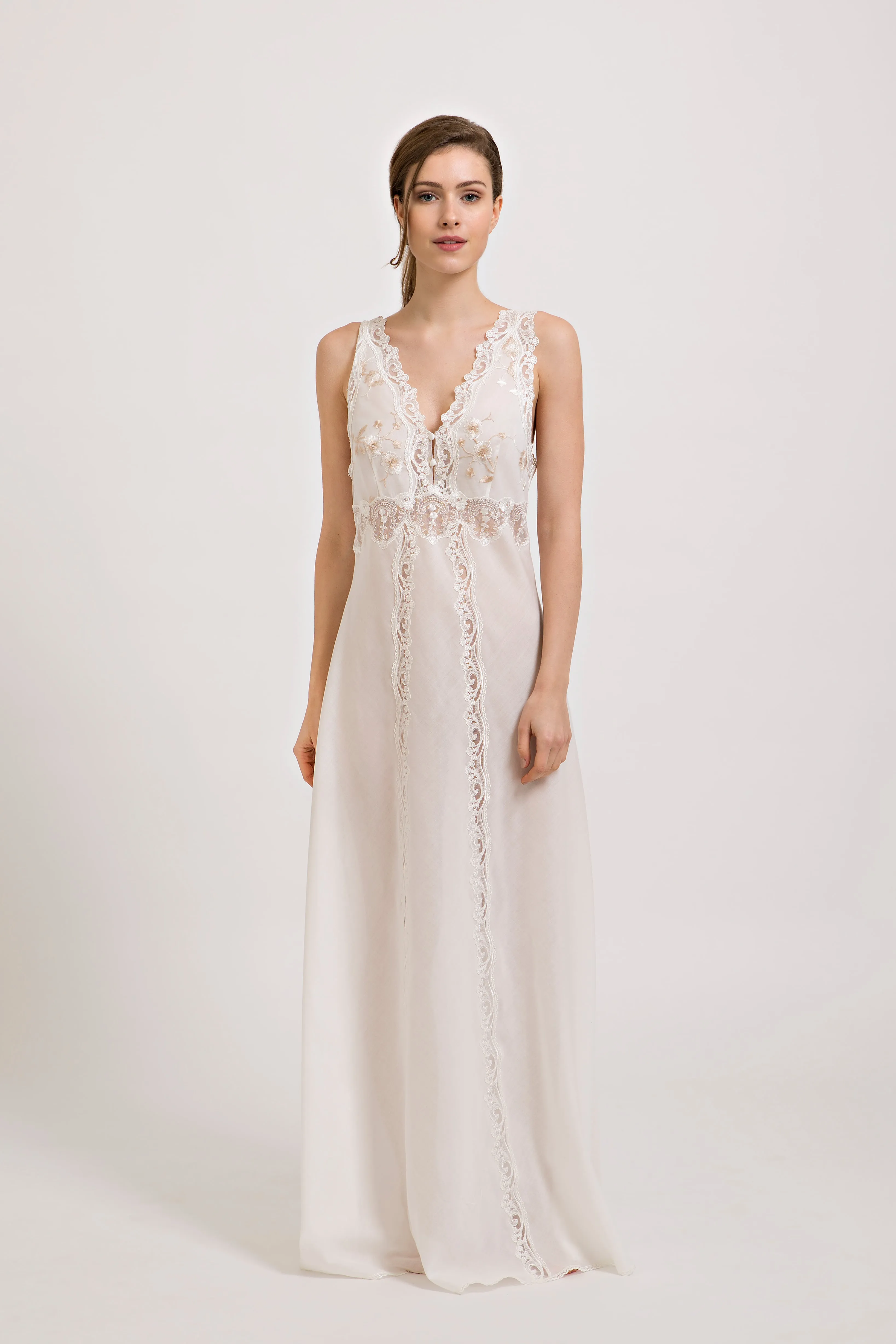 Libra - Mussola Cotton Nightgown