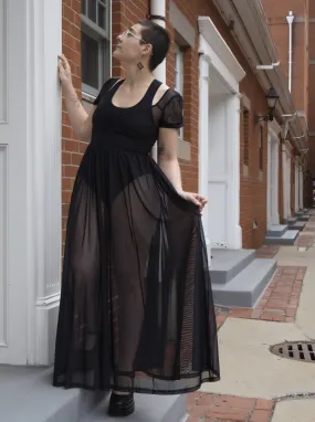Lily Mesh Maxi Dress FOXBLOOD