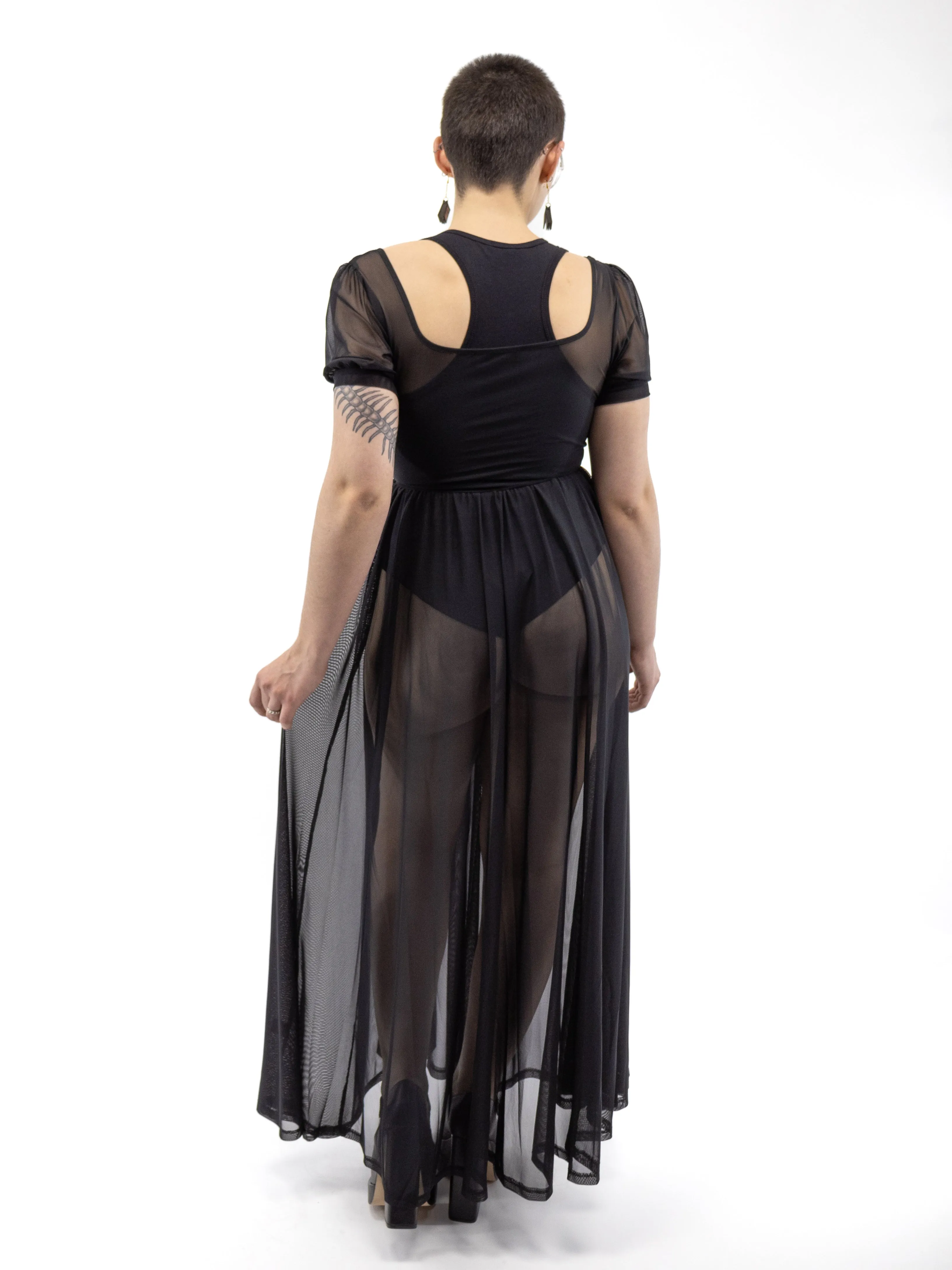 Lily Mesh Maxi Dress FOXBLOOD