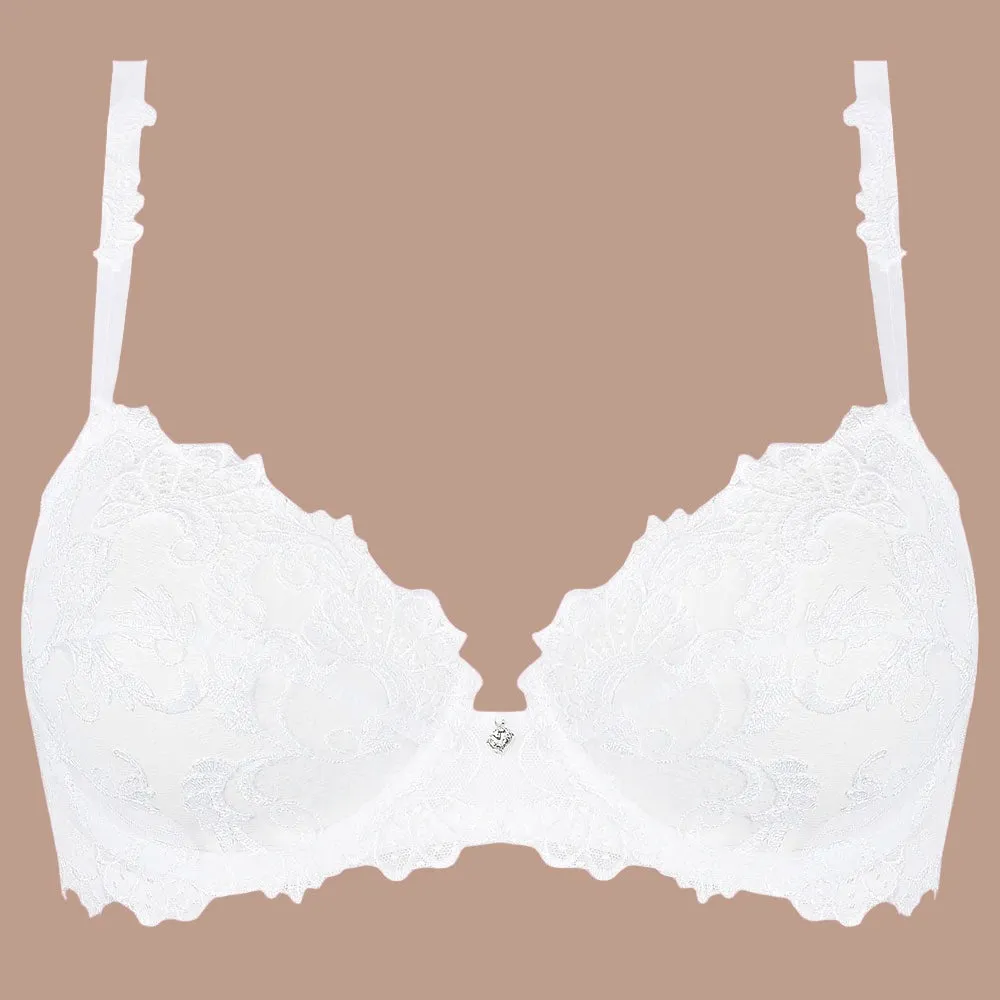 Lise Charmel 'Dressing Floral' White Full Cup Bra